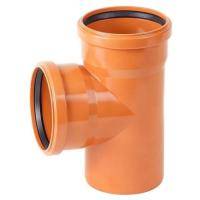 Тройник 160х160 мм 90 градусов наружный ПВХ