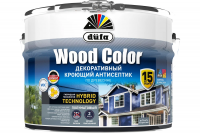 Кроющий антисептик Dufa WOOD COLOR серый шёлк 9 л