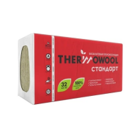 Утеплитель Изомин ThermoWool стандарт 32 кг/м3 1200х600х100 мм 2,88 м2