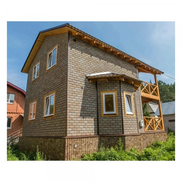 Фасадная плитка HAUBERK коллекция Камень цвет Травертин 2,2 м² в упаковке