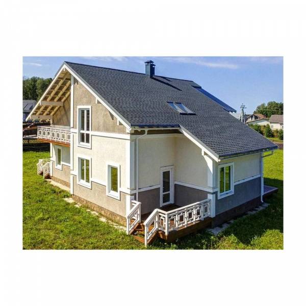 Гибкая черепица SHINGLAS коллекция Кантри цвет Серый 2,6 м² в упаковке