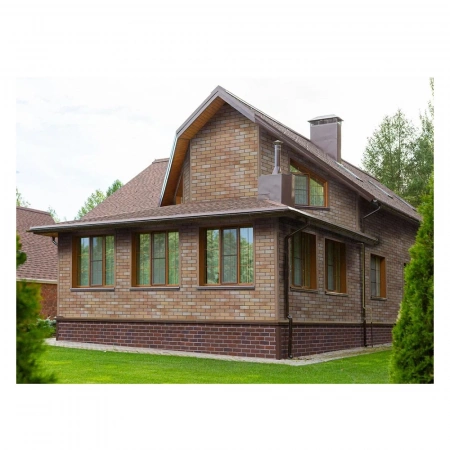 Фасадная плитка HAUBERK коллекция Оптима цвет Каталонский Кирпич 2 м² в упаковке