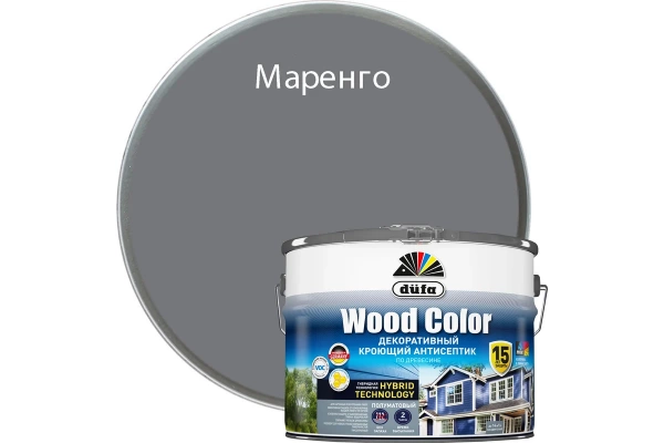 Кроющий антисептик Dufa WOOD COLOR маренго 0,9 л